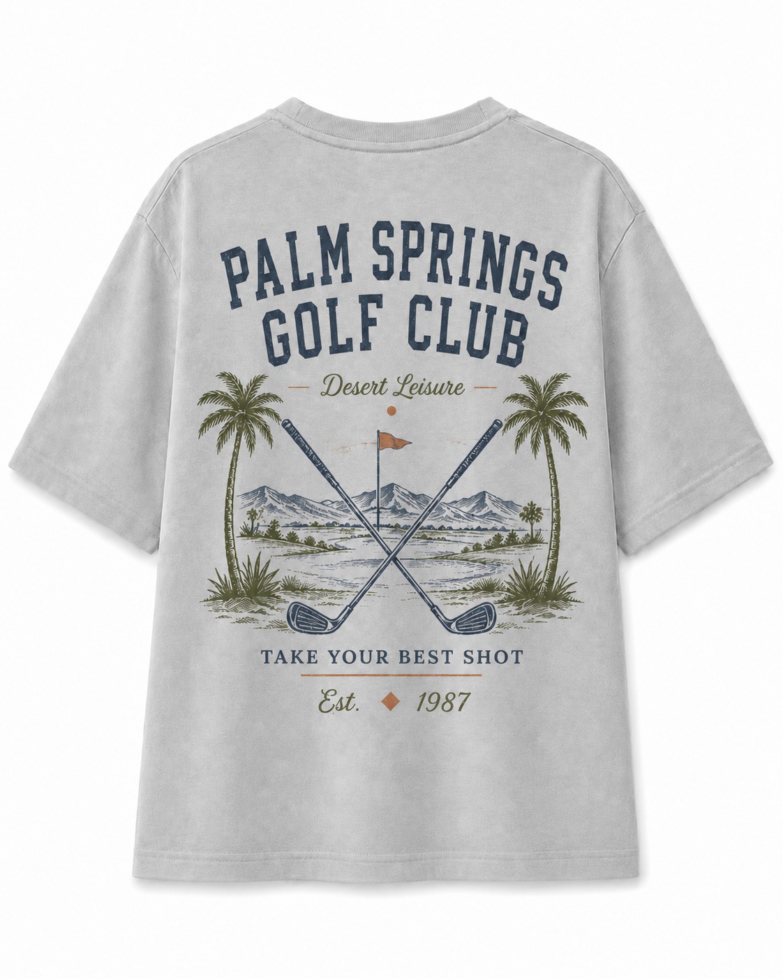 Palm Springs Golf V-Neck Tee
