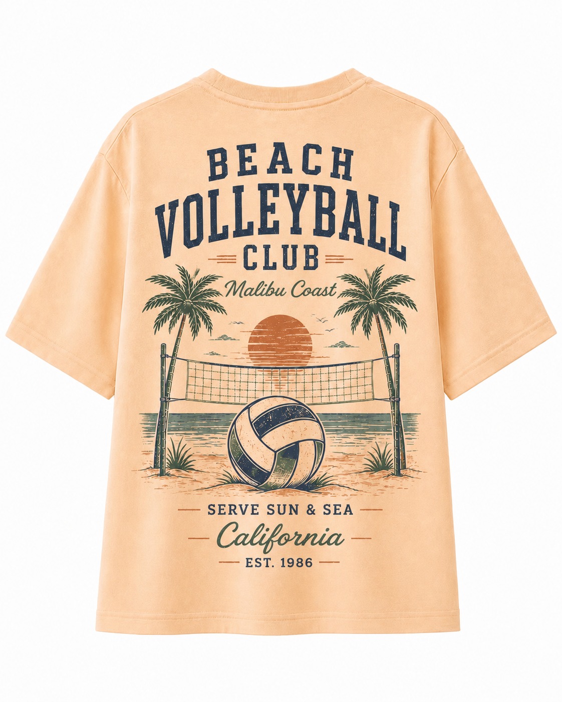 Beach Volleyball Club V-Neck Tee