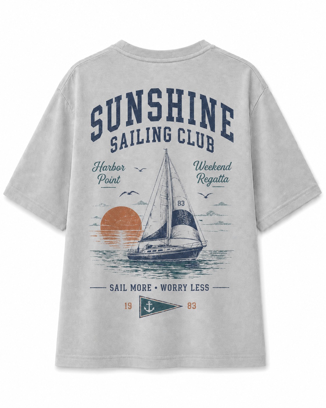 Sunshine Sailing Club V-Neck Tee