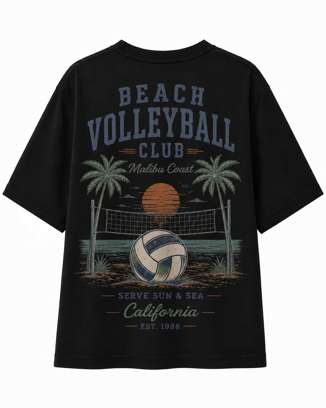 Beach Volleyball Club V-Neck Tee