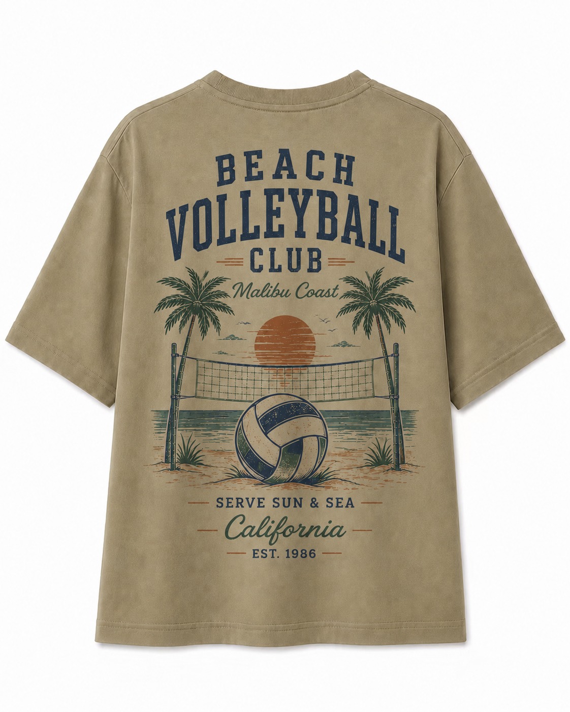 Beach Volleyball Club V-Neck Tee