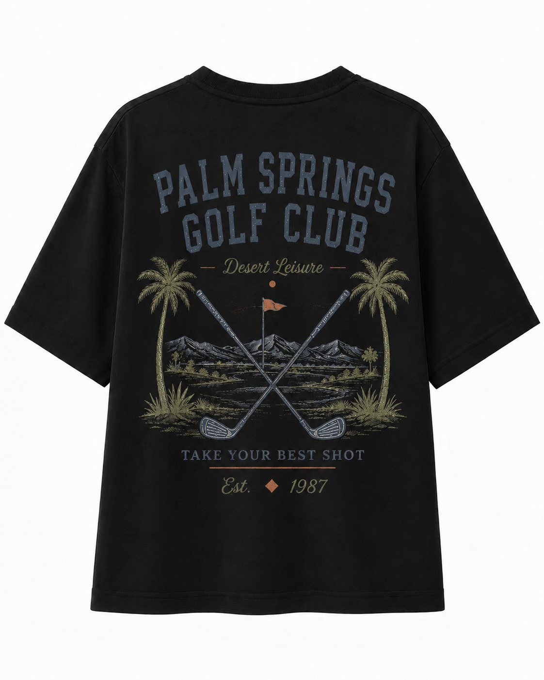 Palm Springs Golf V-Neck Tee