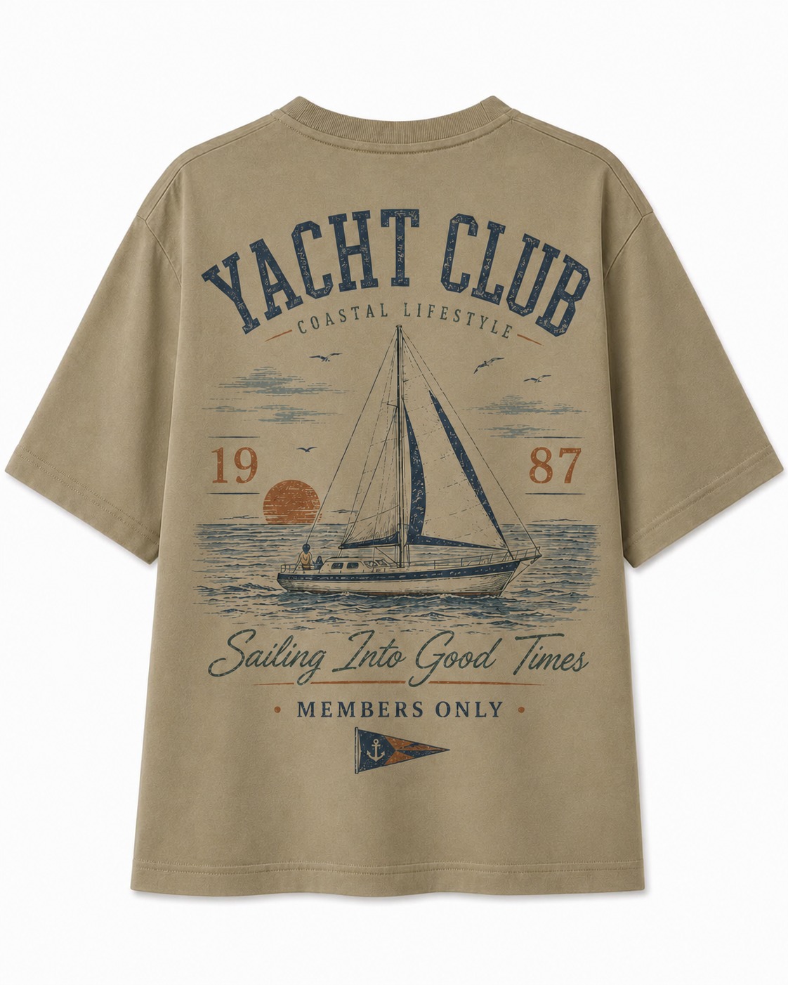 Yacht Club Active V-Neck Tee