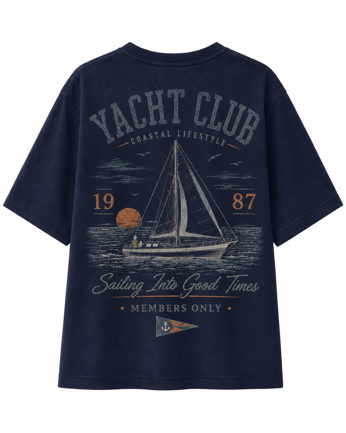 Yacht Club Active V-Neck Tee