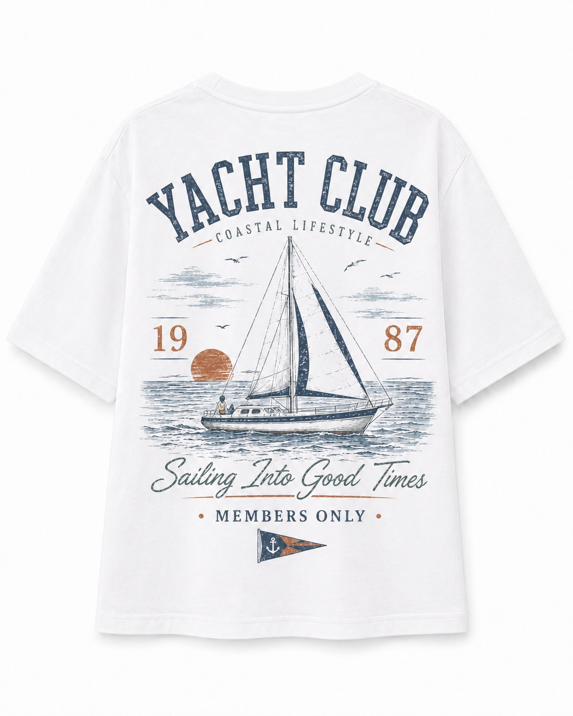Yacht Club Active V-Neck Tee