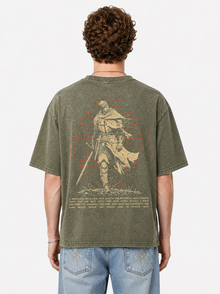 Red Knight Vintage Washed T-Shirt