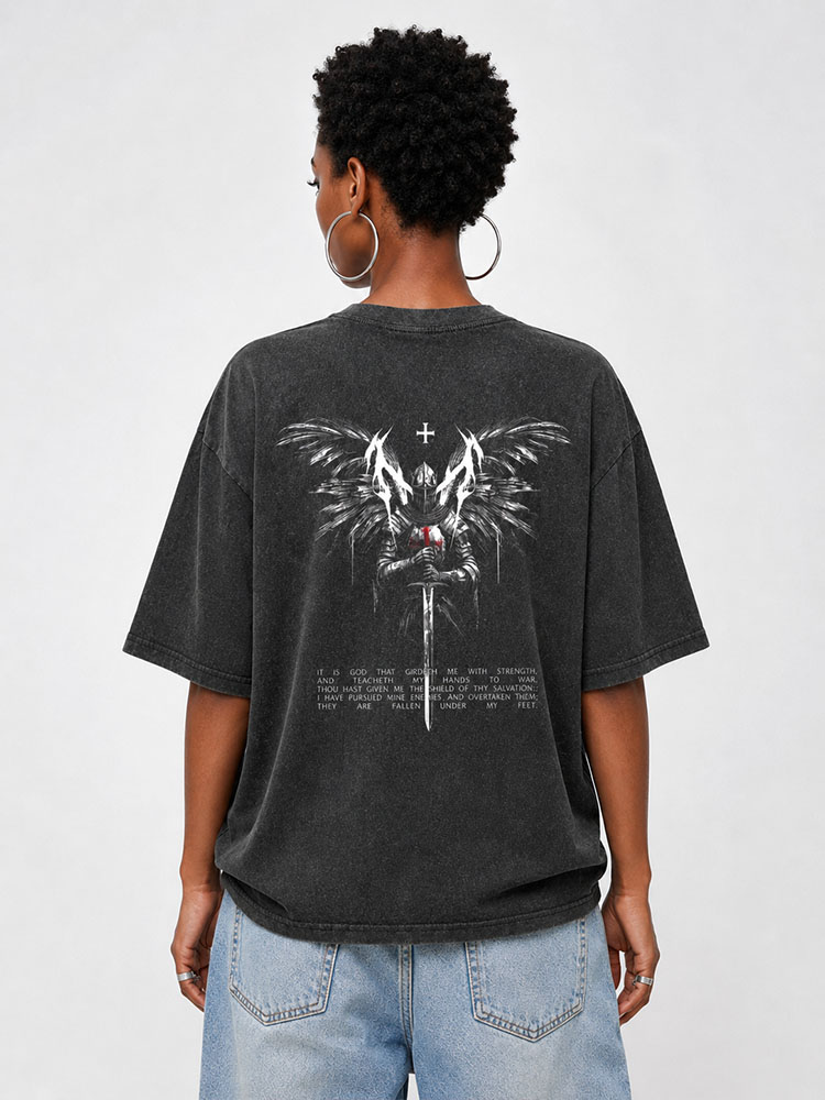 Winged Knight Vintage Washed T-Shirt