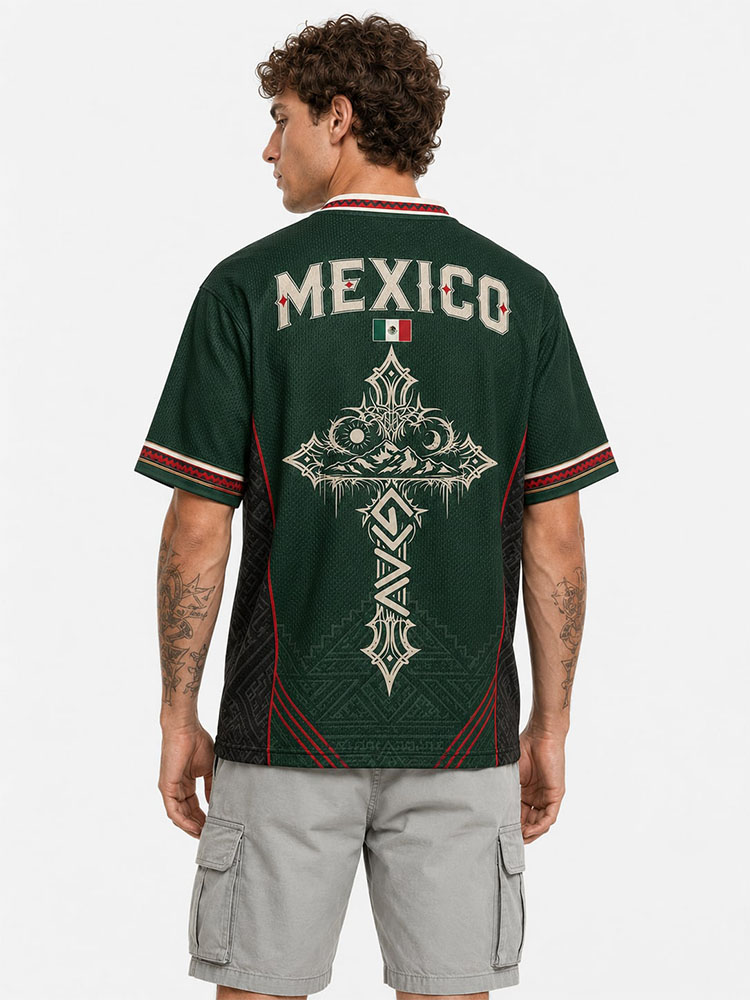 Mountain Crest Graphic Mesh Jersey