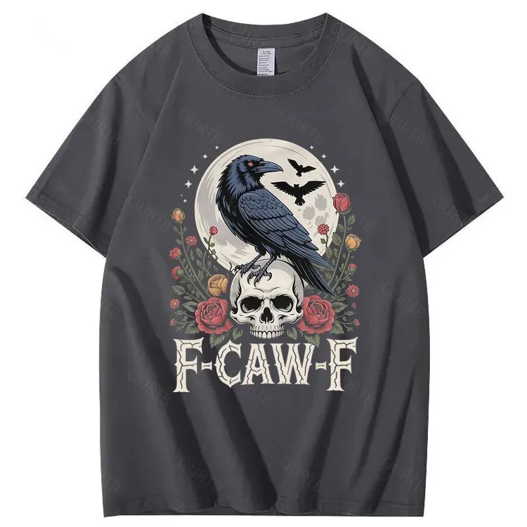 F-Caw-F Crow 100% Cotton T-Shirt