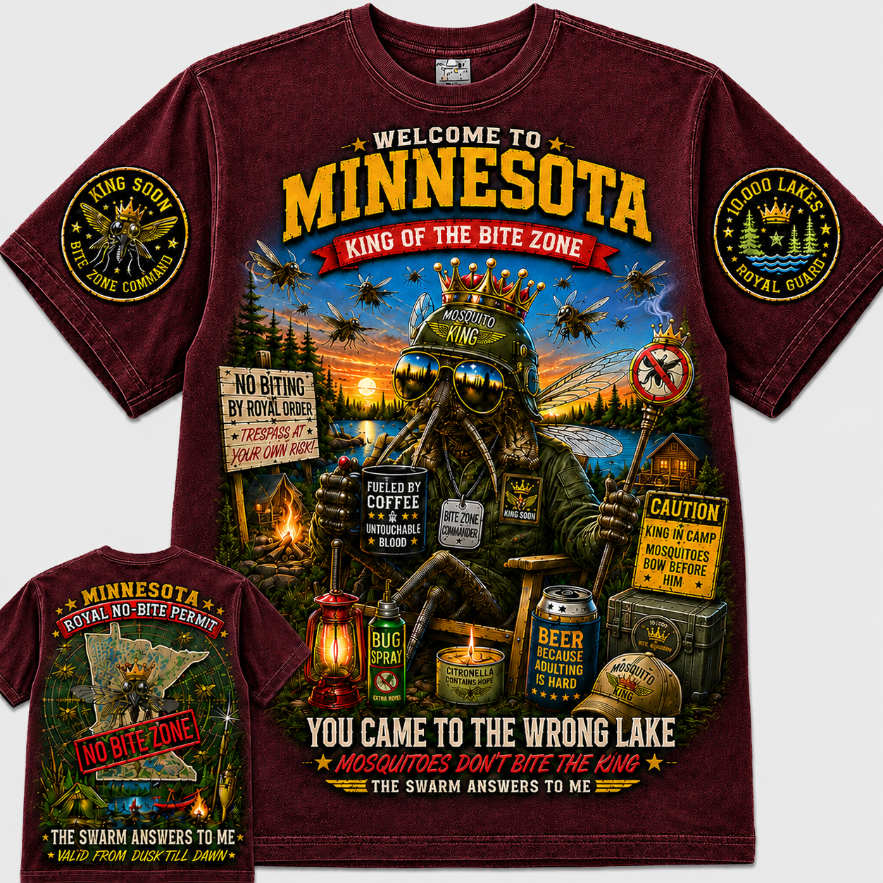 Minnesota Wrong Lake Mosquito T-Shirt