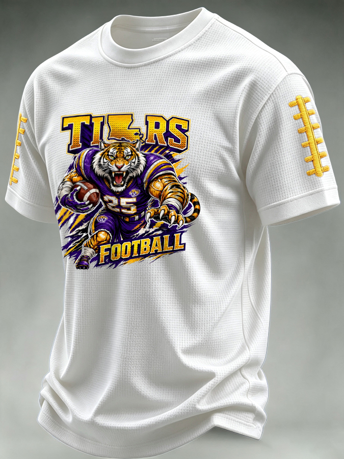 Men's Football Fan Waffle T-Shirt
