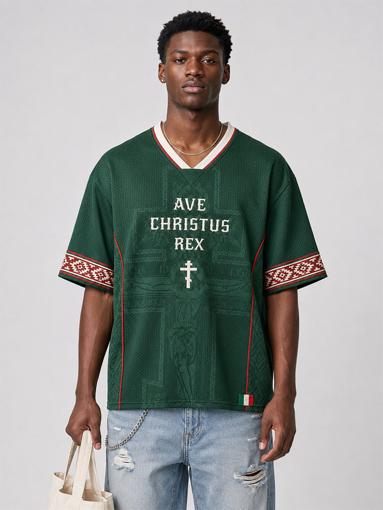 Ornate Relic Graphic Mesh Jersey