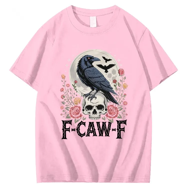 F-Caw-F Crow 100% Cotton T-Shirt