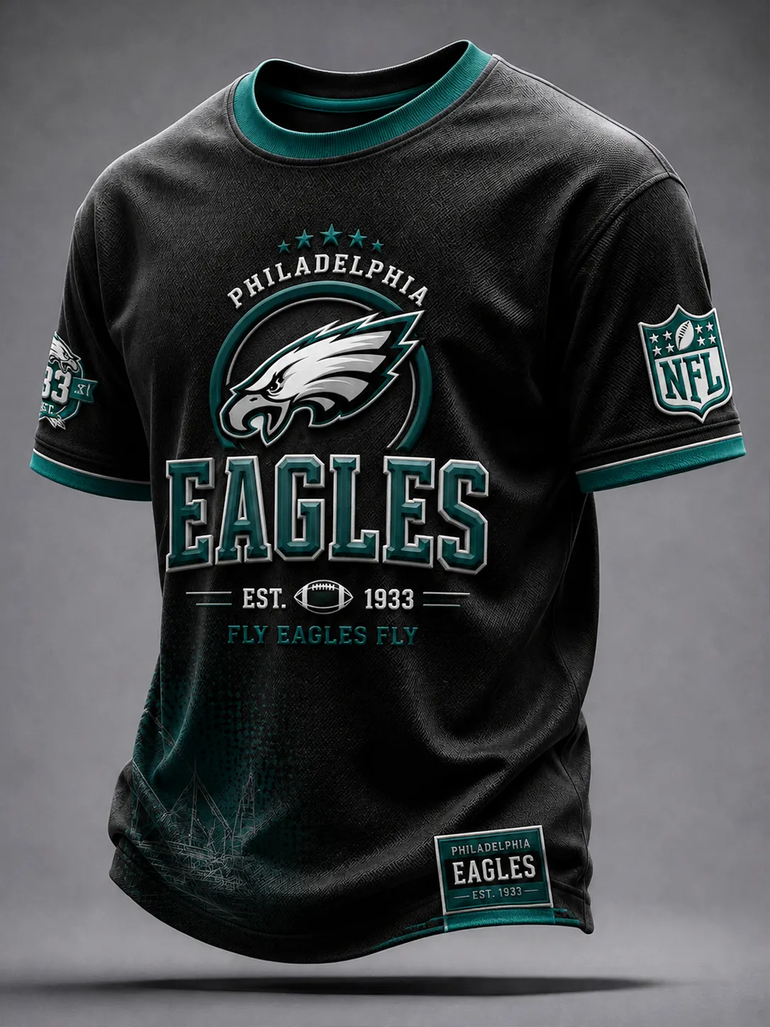 Men’s Philadelphia Eagles Vintage Graphic Football T-Shirt
