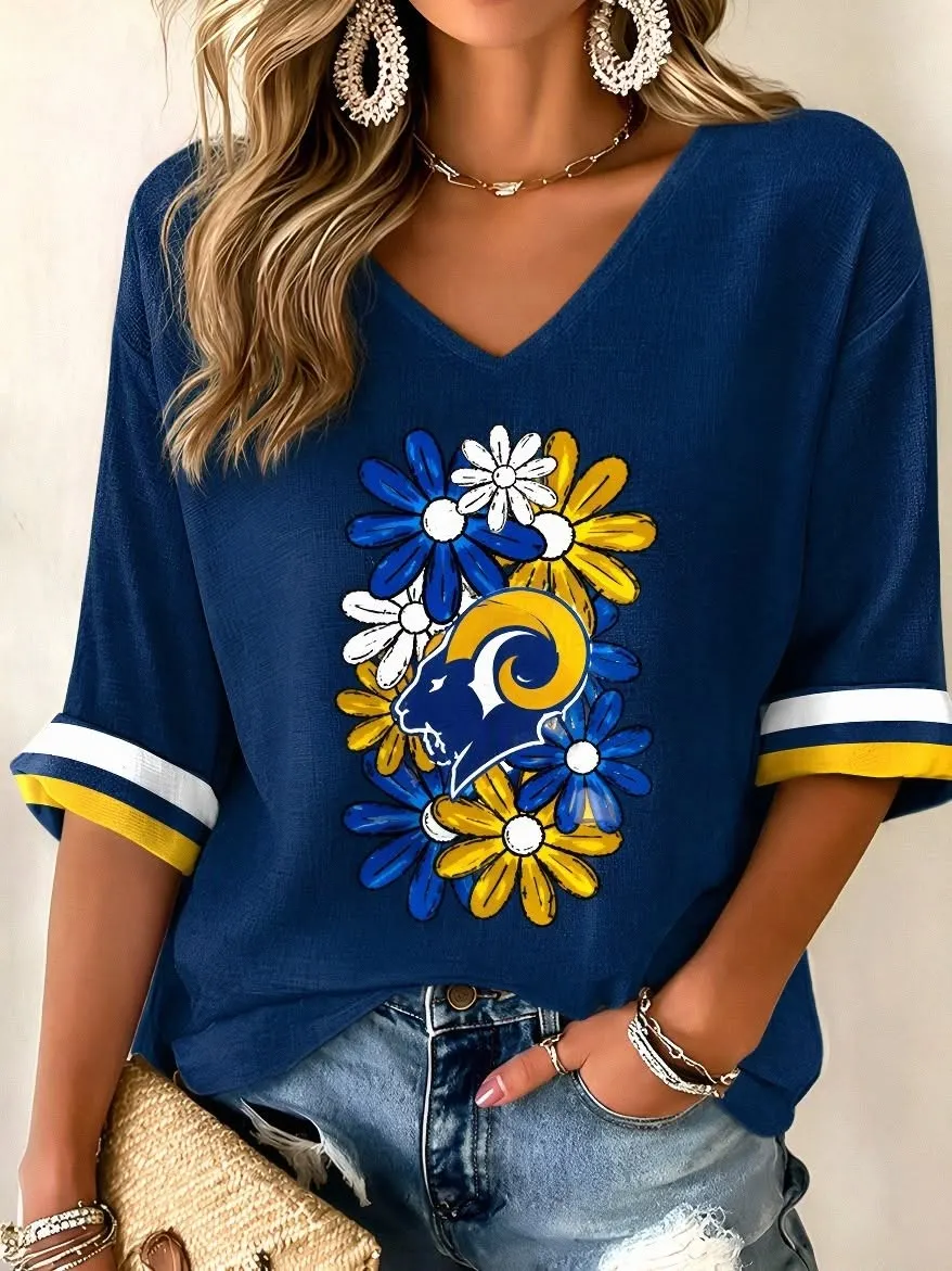 Women's Casual Football T-Shirt