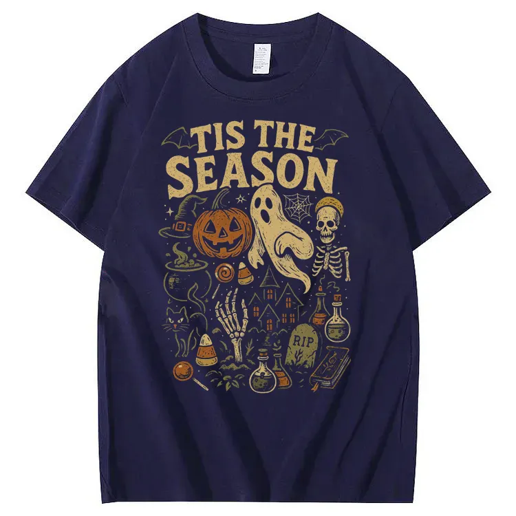 Tis The Season  Pattern100% Cotton T-Shirt