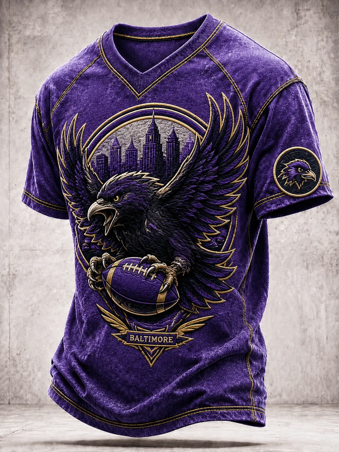 Men's Casual Football Team Activewear Top