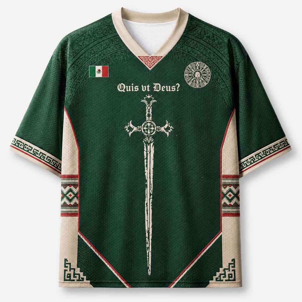 Angel Graphic Graphic Mesh Jersey