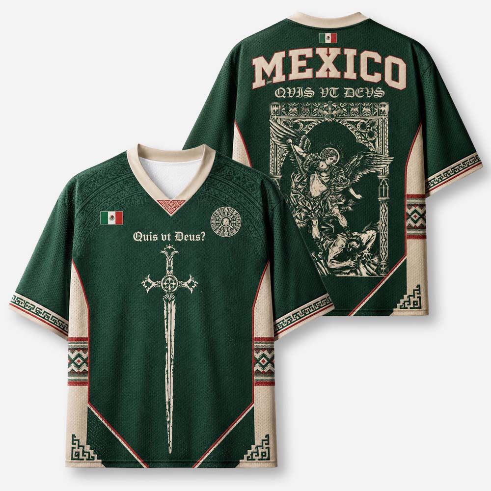 Angel Graphic Graphic Mesh Jersey