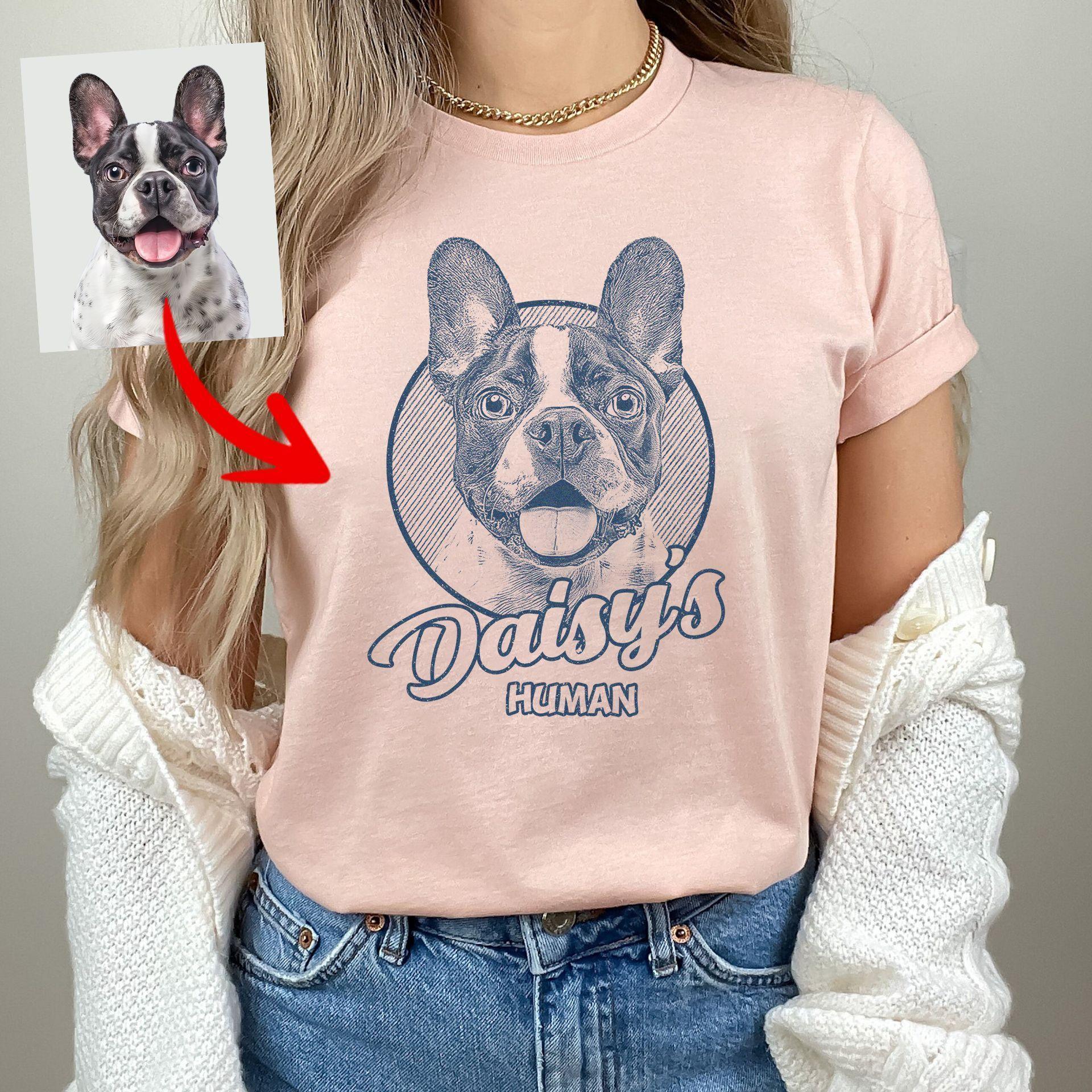 Custom Dogface Classic T-Shirt for Mom
