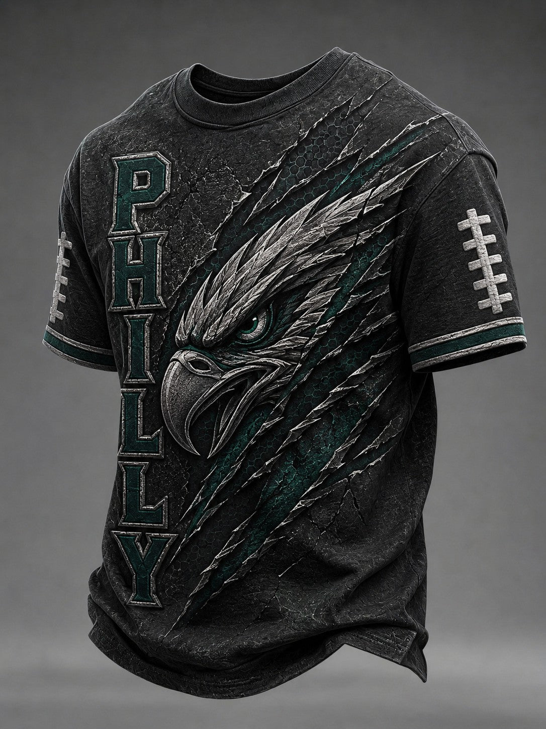 Men’s Philly Eagle Football 3D Graphic T-Shirt