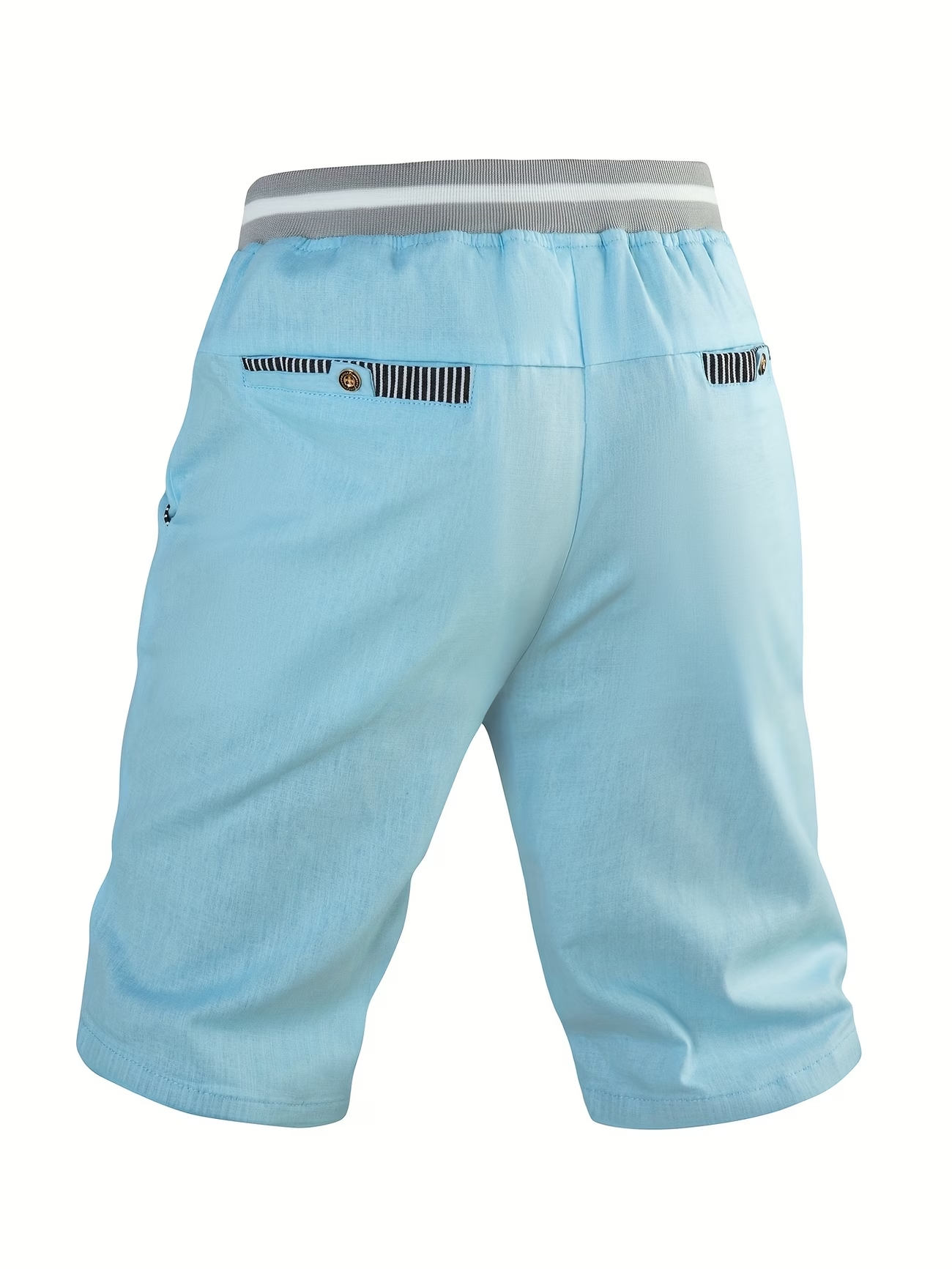 Herren Freizeitshorts mit Kordelzug und modernem Kontrastbund