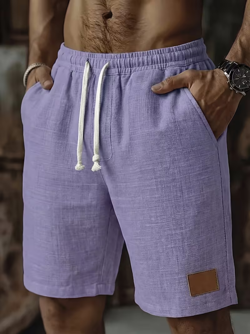 ⏰ Letzter Tag: 50% Rabatt! 🔥 –Herren Leinen-Shorts 5er-Set mit Kordelzug