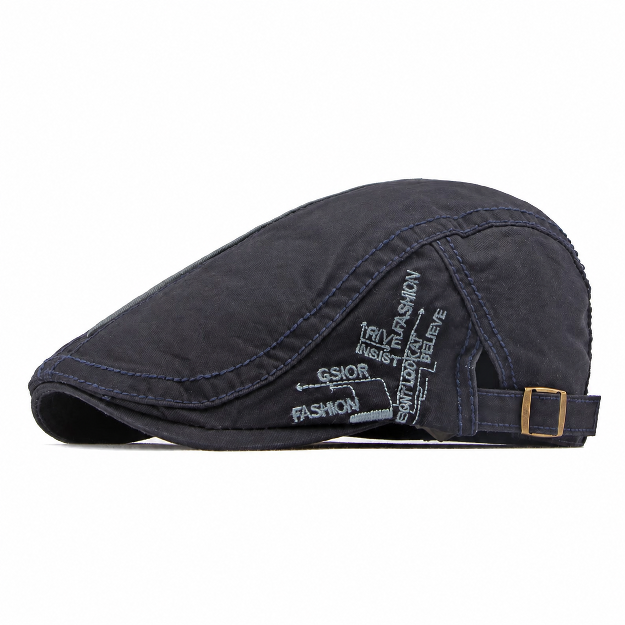 Schiebermütze in Marineblau