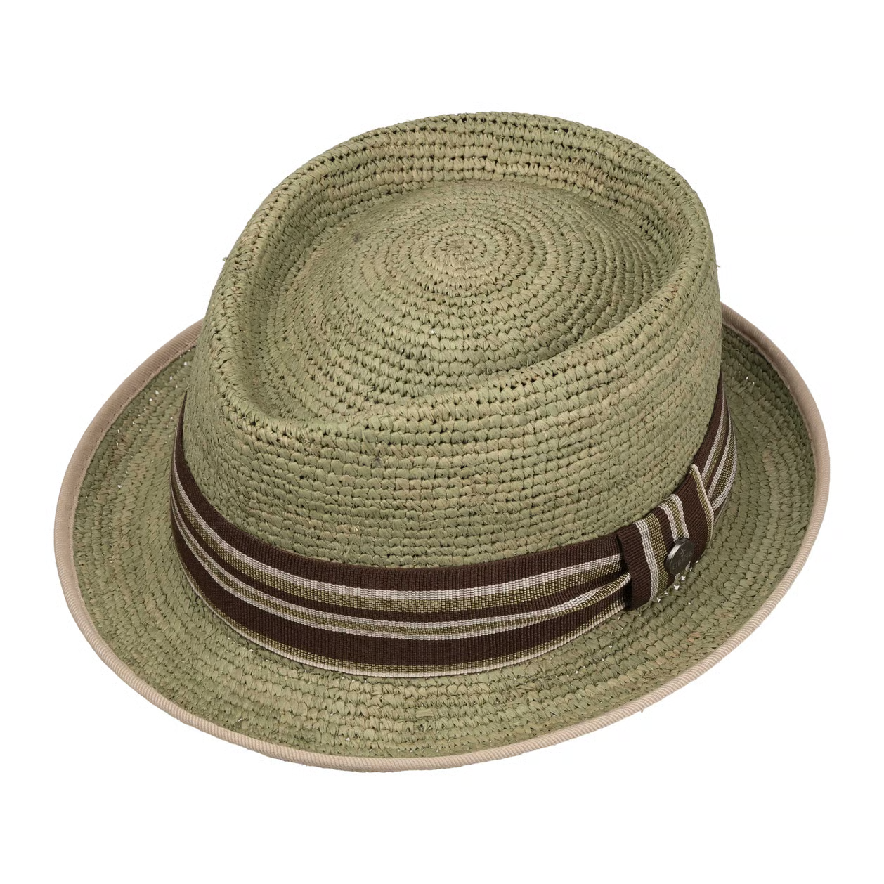 Italienischer Raffia Pork Pie Hut – Zeitloser Sommerstil mit feiner Struktur
