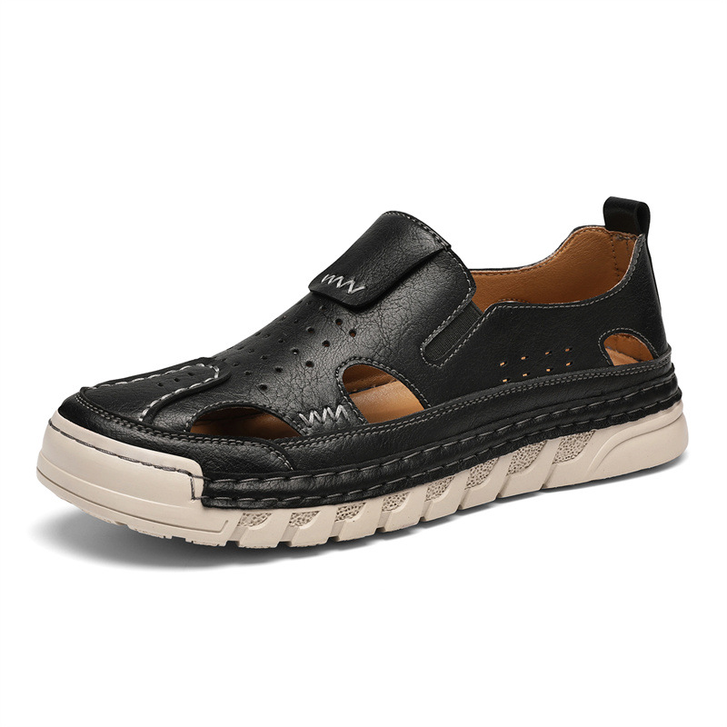 ⏰Letzter Tag: 50 % Rabatt! 🔥-Handgenähte Herren Freizeitschuhe - Atmungsaktive Sommerschuhe mit Lochmuster
