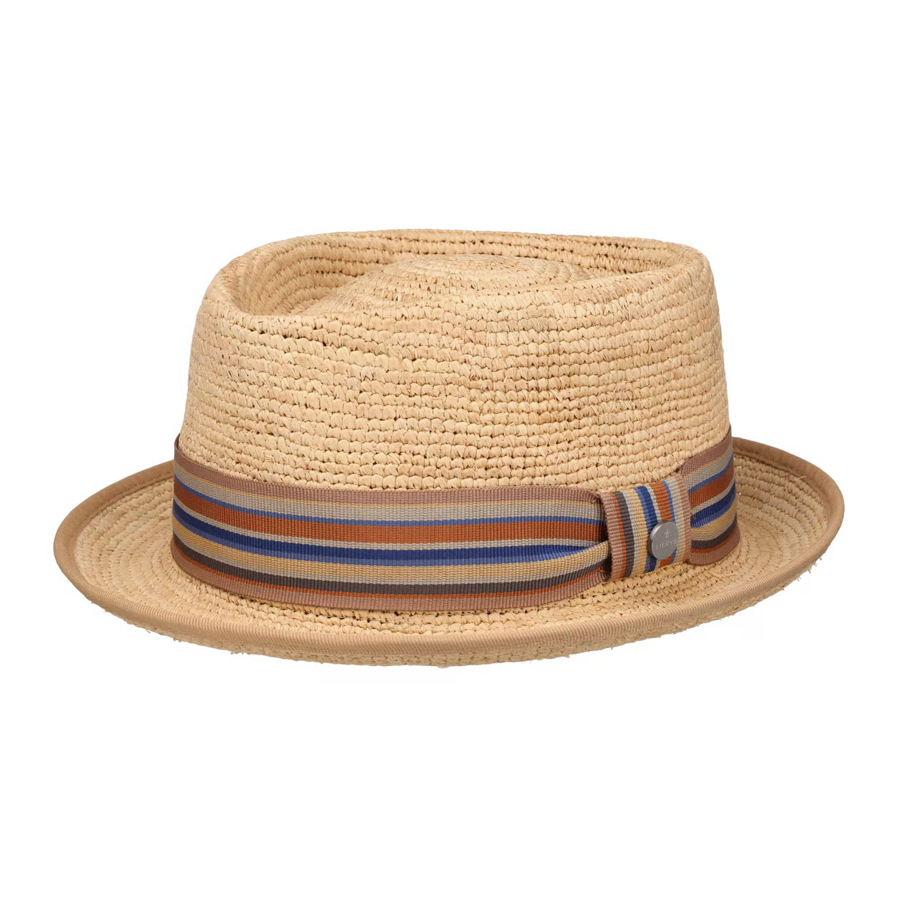 Italienischer Raffia Pork Pie Hut – Zeitloser Sommerstil mit feiner Struktur