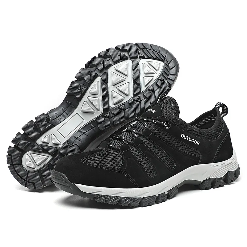 ⏰Letzter Tag: 50 % Rabatt! 🔥-Herren Wanderschuhe aus Echtleder - Orthopädische Schuhe mit Arch Support, Atmungsaktiv & Leichtgewicht