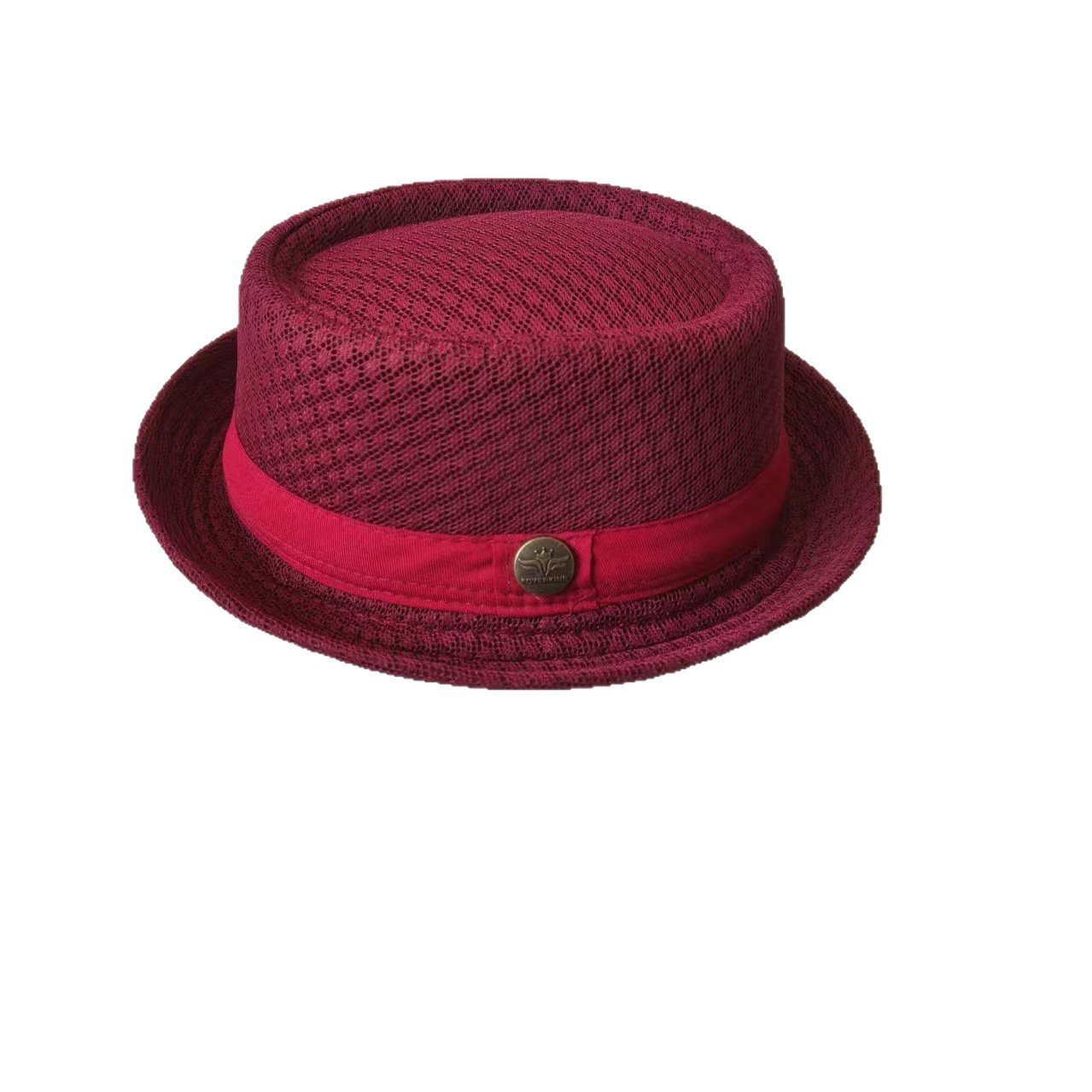 Atmungsaktiver Mesh Pork Pie Hut für Herren & Damen – British Jazz Style Sommerhut