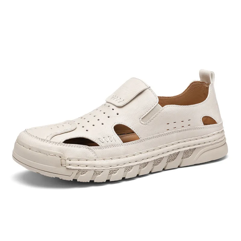 ⏰Letzter Tag: 50 % Rabatt! 🔥-Handgenähte Herren Freizeitschuhe - Atmungsaktive Sommerschuhe mit Lochmuster