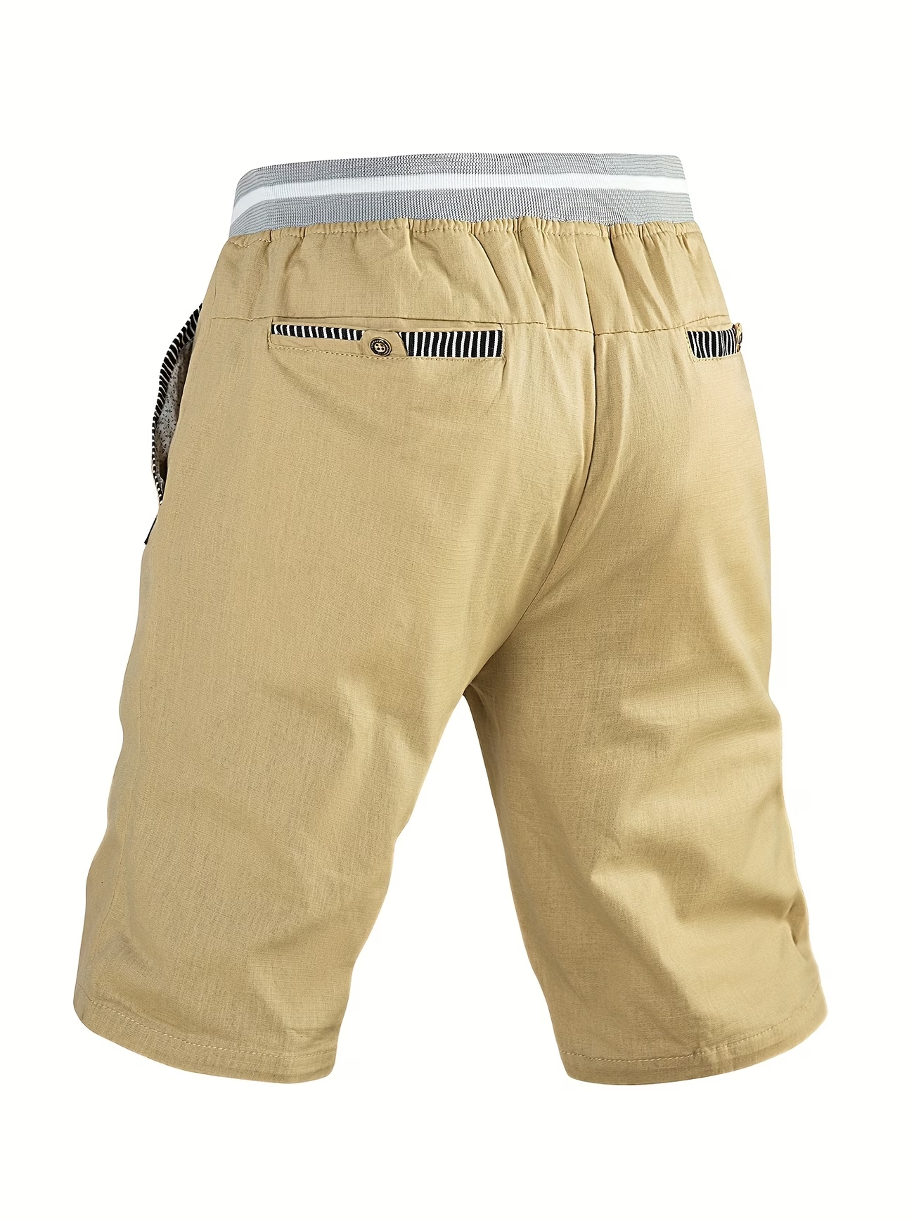 Herren Freizeitshorts mit Kordelzug und modernem Kontrastbund