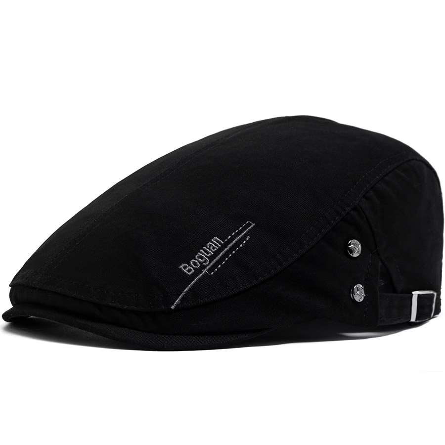 Schiebermütze in Schwarz