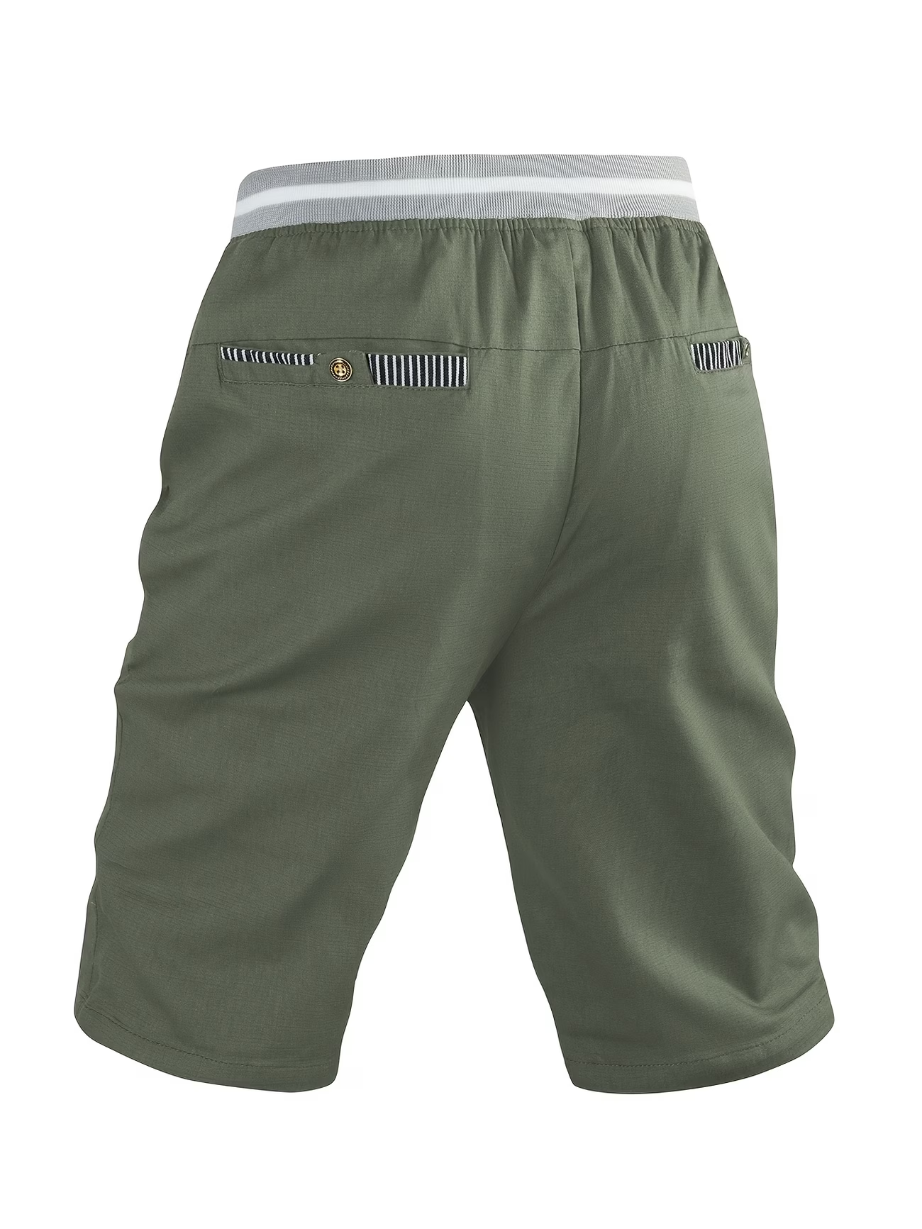 Herren Freizeitshorts mit Kordelzug und modernem Kontrastbund