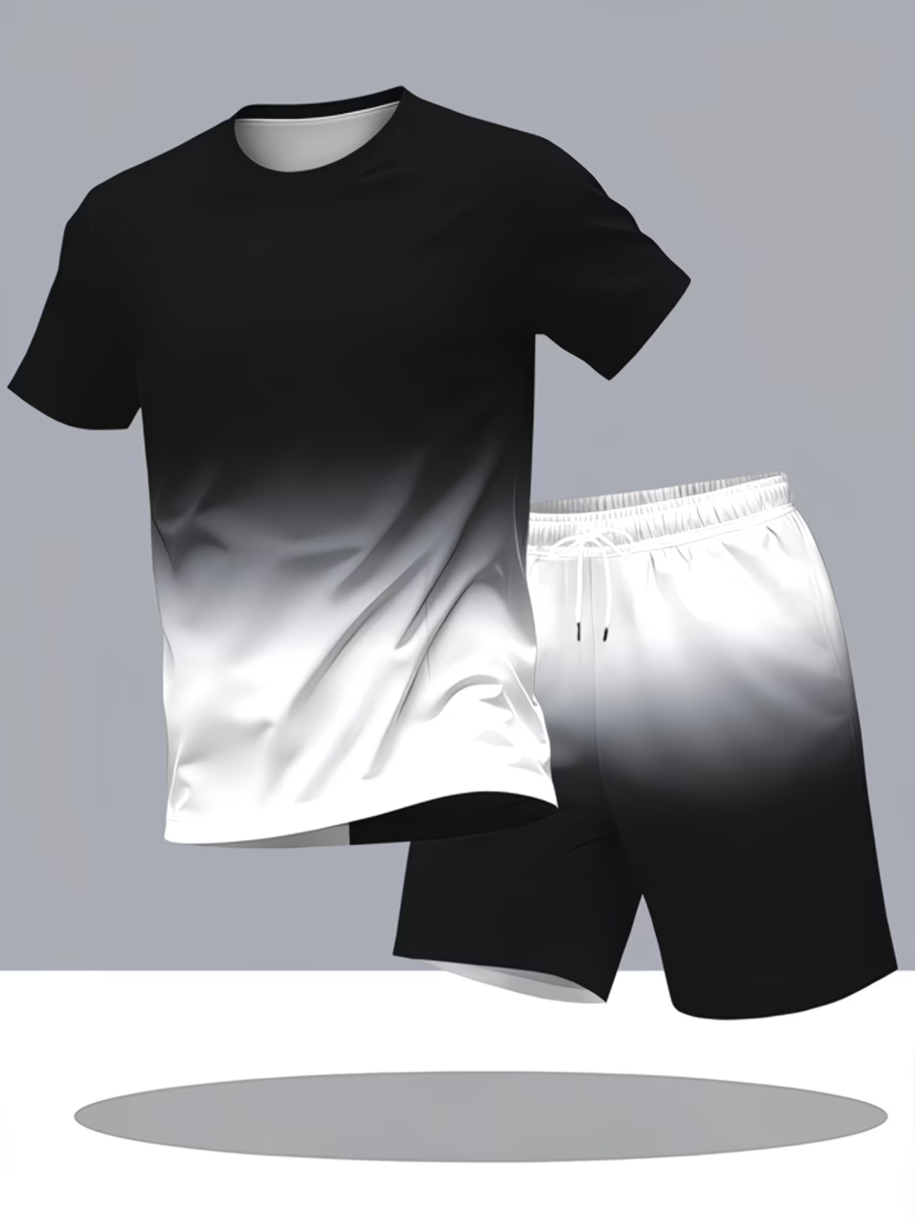 Herren Sommer Sport Set mit modernem Farbverlauf