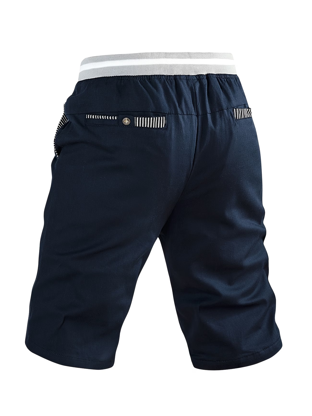 Herren Freizeitshorts mit Kordelzug und modernem Kontrastbund