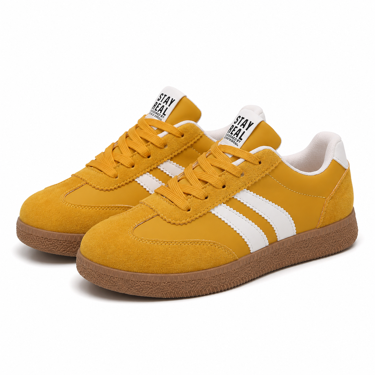 ⏰ Letzter Tag: 50% Rabatt! 🔥 –Damen Retro Sneaker mit Fußgewölbestütze und rutschfester Sohle