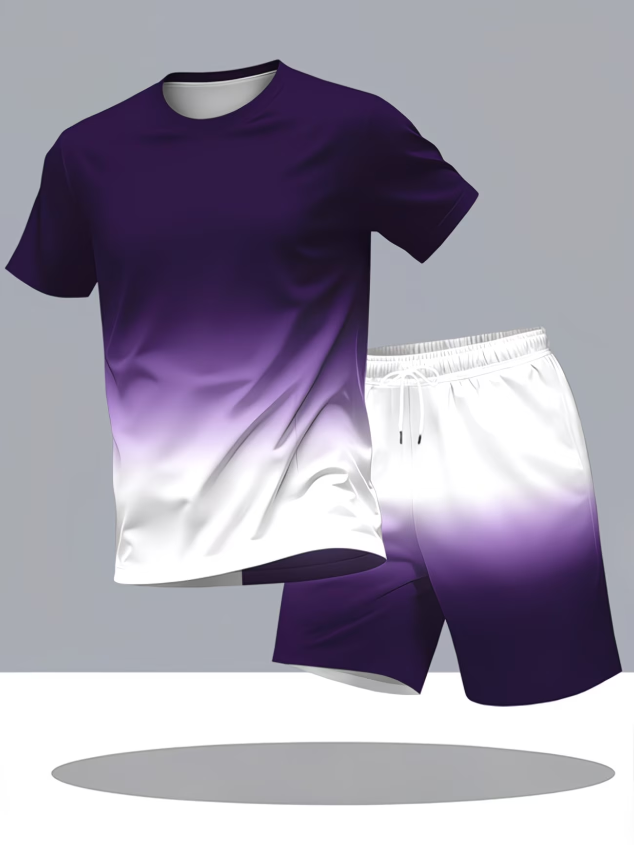 Herren Sommer Sport Set mit modernem Farbverlauf