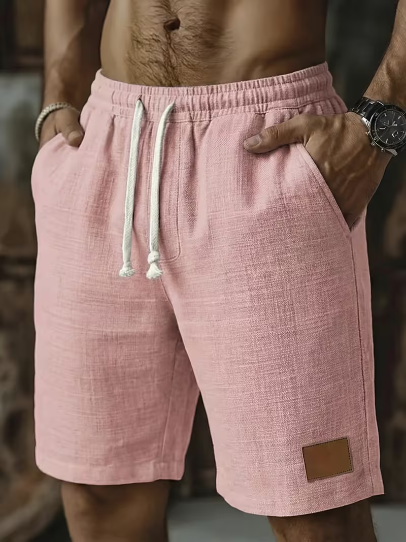 ⏰ Letzter Tag: 50% Rabatt! 🔥 –Herren Leinen-Shorts 5er-Set mit Kordelzug