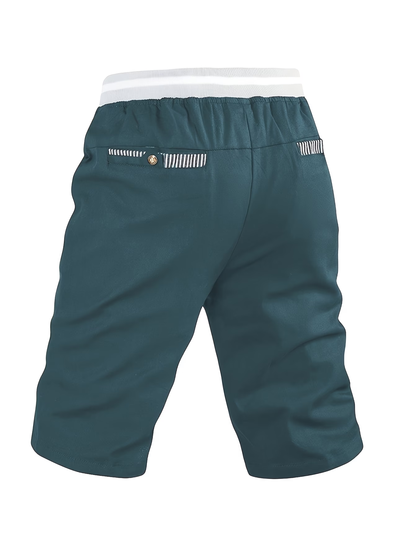Herren Freizeitshorts mit Kordelzug und modernem Kontrastbund