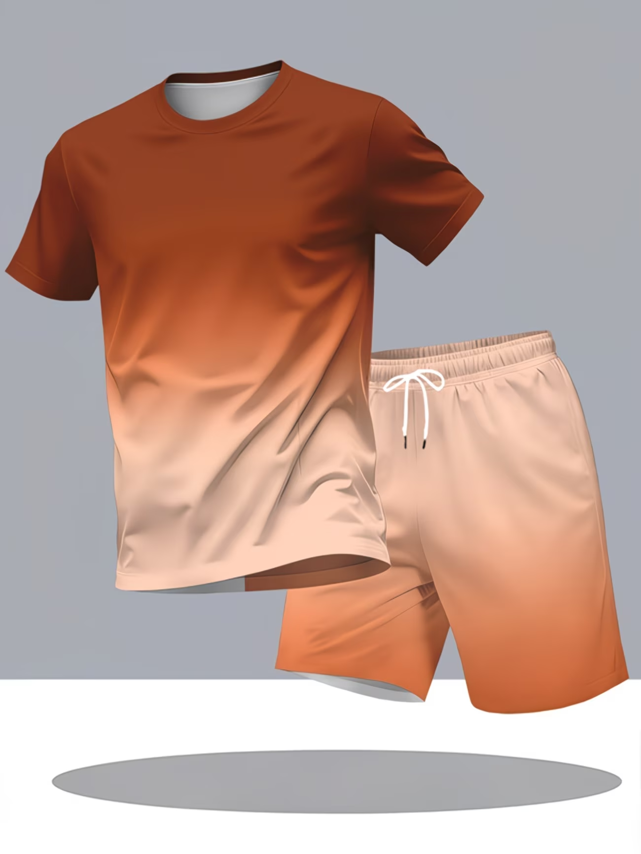 Herren Sommer Sport Set mit modernem Farbverlauf