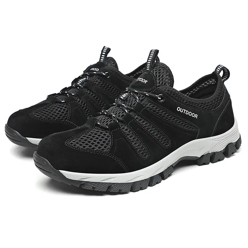 ⏰Letzter Tag: 50 % Rabatt! 🔥-Herren Wanderschuhe aus Echtleder - Orthopädische Schuhe mit Arch Support, Atmungsaktiv & Leichtgewicht