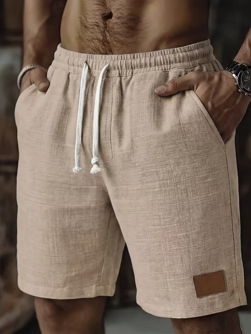 ⏰ Letzter Tag: 50% Rabatt! 🔥 –Herren Leinen-Shorts 5er-Set mit Kordelzug