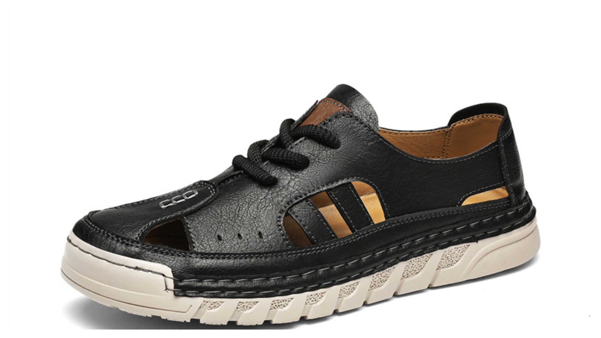 ⏰Letzter Tag: 50 % Rabatt! 🔥-Handgenähte Herren Freizeitschuhe - Atmungsaktive Sommerschuhe mit Lochmuster