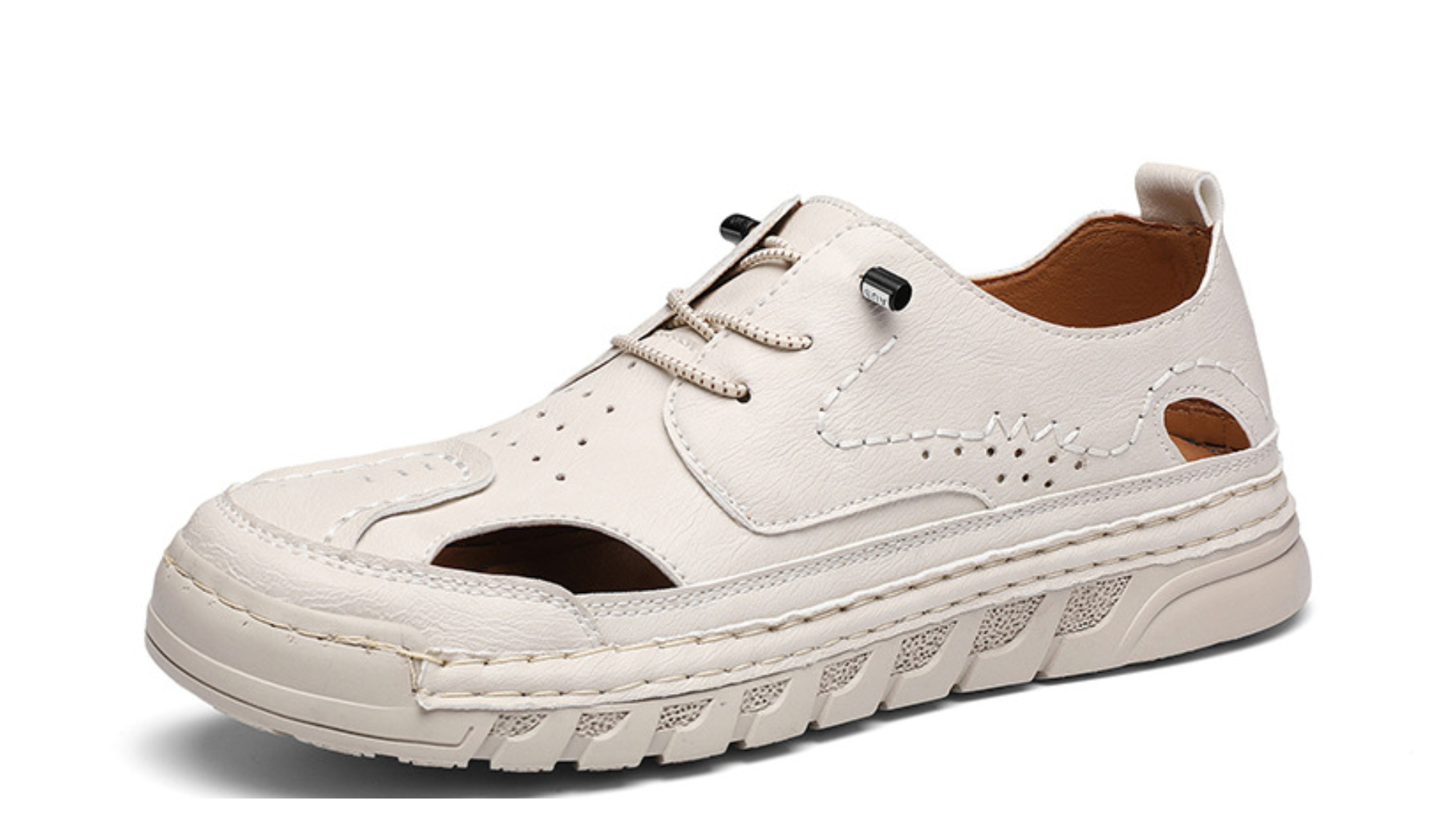 ⏰Letzter Tag: 50 % Rabatt! 🔥-Handgenähte Herren Freizeitschuhe - Atmungsaktive Sommerschuhe mit Lochmuster
