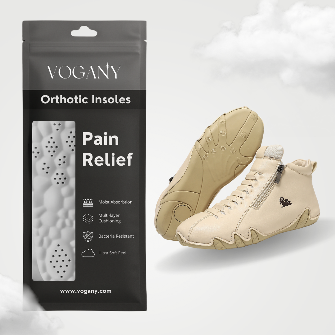 VogBeck 2.0 – Atmungsaktive orthopädische Schuhe mit doppeltem Reißverschluss und hohem Tragekomfort