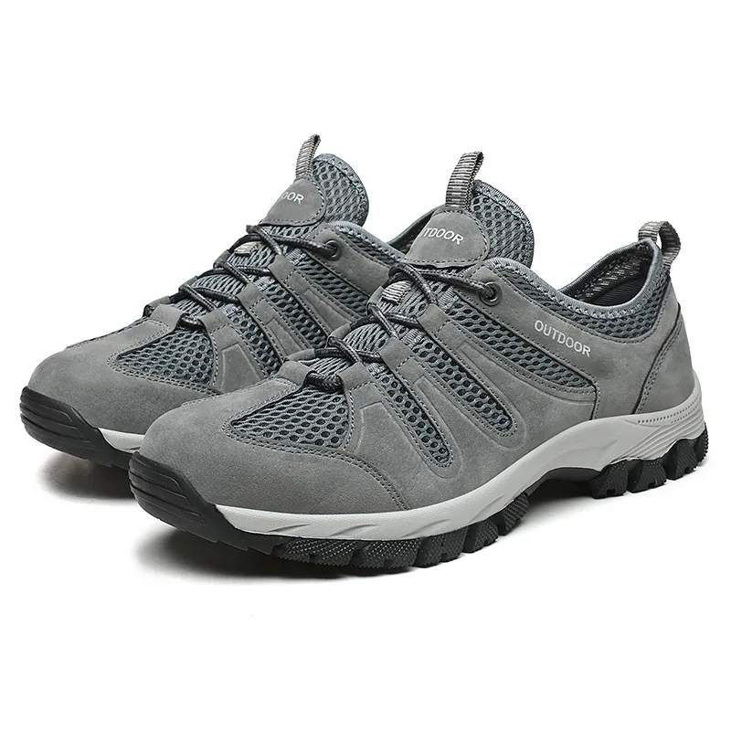 ⏰Letzter Tag: 50 % Rabatt! 🔥-Herren Wanderschuhe aus Echtleder - Orthopädische Schuhe mit Arch Support, Atmungsaktiv & Leichtgewicht